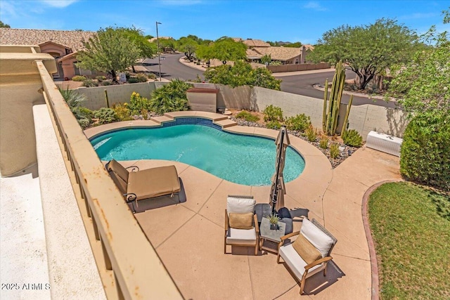 4402 E Barwick Dr, Cave Creek, AZ 85331 - view of pool featuring a patio area and a fenced backyard