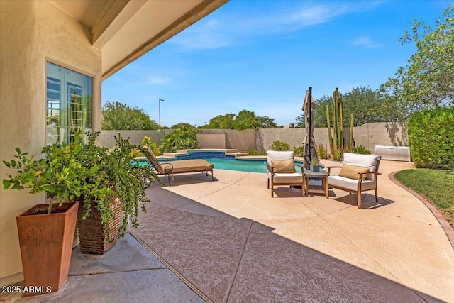 4402 E Barwick Dr, Cave Creek, AZ 85331 - fenced backyard featuring a patio area