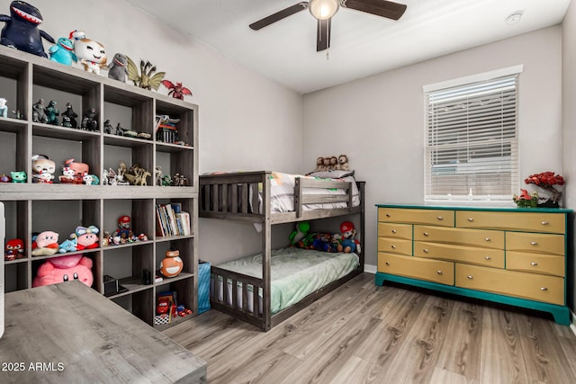 19920 W Monterosa St, Litchfield Park, AZ 85340 - bedroom featuring ceiling fan and light wood-style flooring