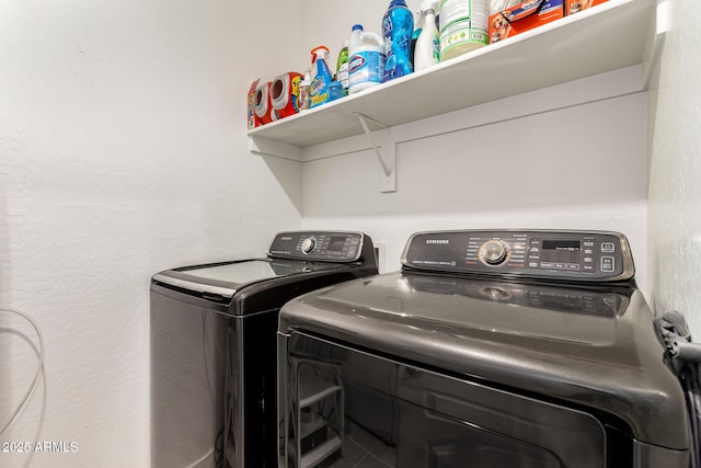 19920 W Monterosa St, Litchfield Park, AZ 85340 - laundry room with laundry area and washer and clothes dryer