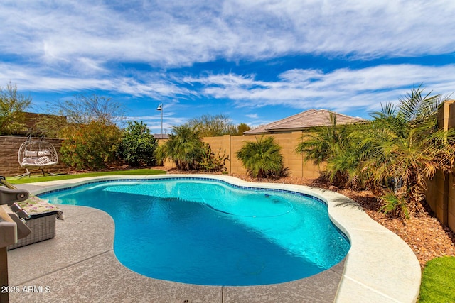 19920 W Monterosa St, Litchfield Park, AZ 85340 - view of pool with a fenced backyard and a fenced in pool
