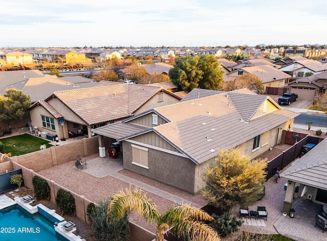 20742 E Mockingbird Dr, Queen Creek, AZ 85142 - drone / aerial view featuring a residential view