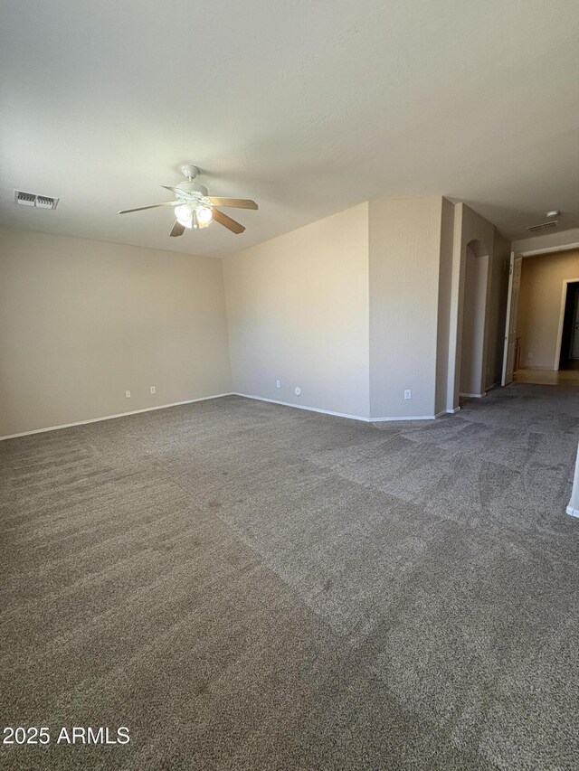 33512 N 24th Ln, Phoenix, AZ 85085 - carpeted empty room featuring a ceiling fan and baseboards