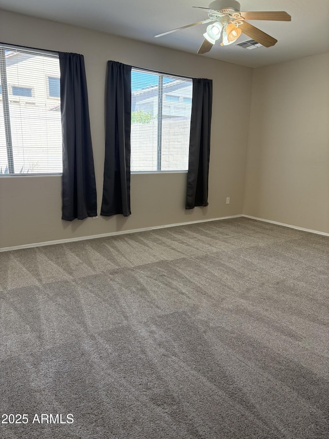 33512 N 24th Ln, Phoenix, AZ 85085 - carpeted empty room with ceiling fan and baseboards