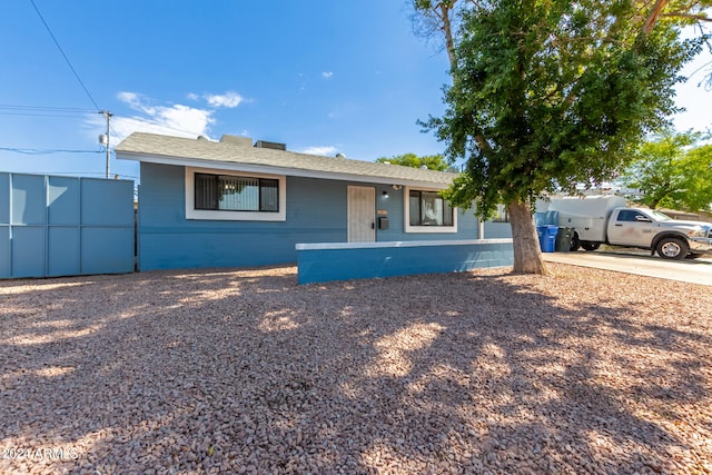 view of ranch-style home