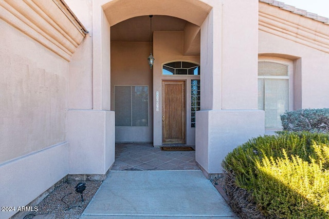 view of property entrance