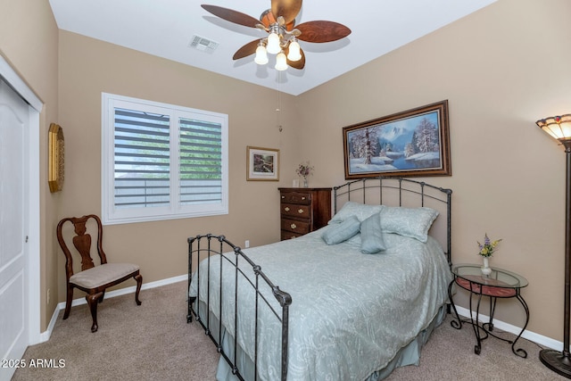 6133 W Fetlock Ter, Phoenix, AZ 85083 - bedroom with carpet flooring, baseboards, and a closet