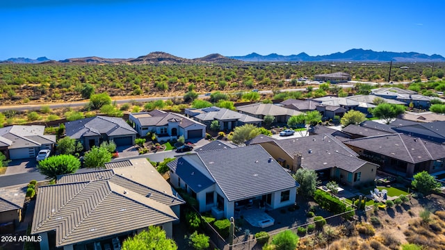 17756 E Silver Sage Ln, Rio Verde, AZ 85263 - aerial view of residential area with mountains