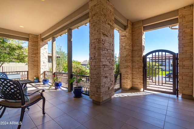 view of patio