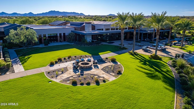 17756 E Silver Sage Ln, Rio Verde, AZ 85263 - drone / aerial view of a mountain backdrop