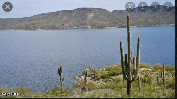 property view of water with a mountain view