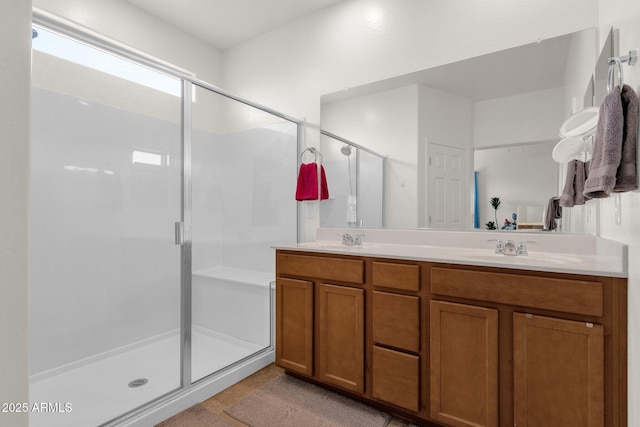 1725 E Chanute Pass, Phoenix, AZ 85040 - full bath featuring a stall shower and double vanity