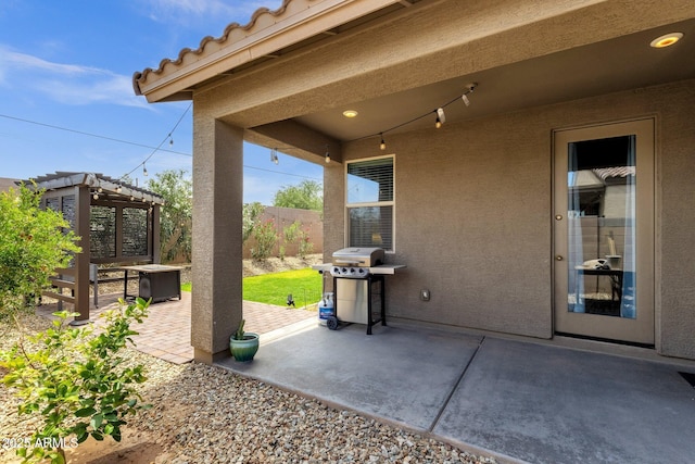 1725 E Chanute Pass, Phoenix, AZ 85040 - view of patio featuring a grill