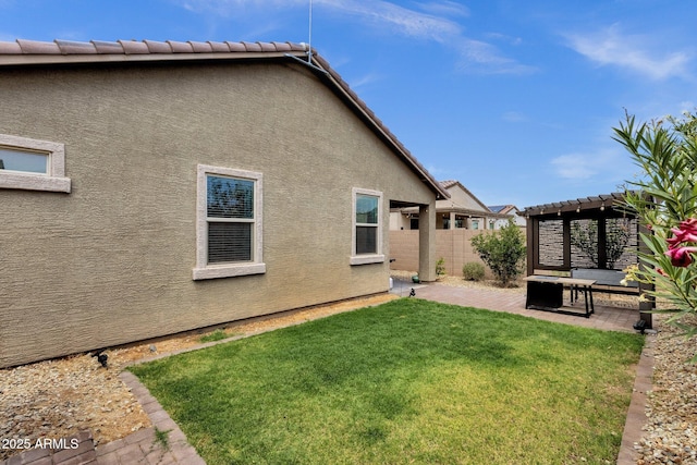 1725 E Chanute Pass, Phoenix, AZ 85040 - view of yard featuring a patio area and a pergola