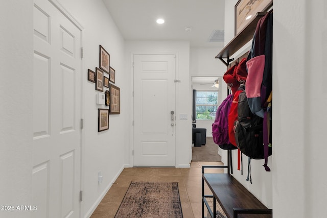 1725 E Chanute Pass, Phoenix, AZ 85040 - entryway with tile patterned floors, recessed lighting, and baseboards