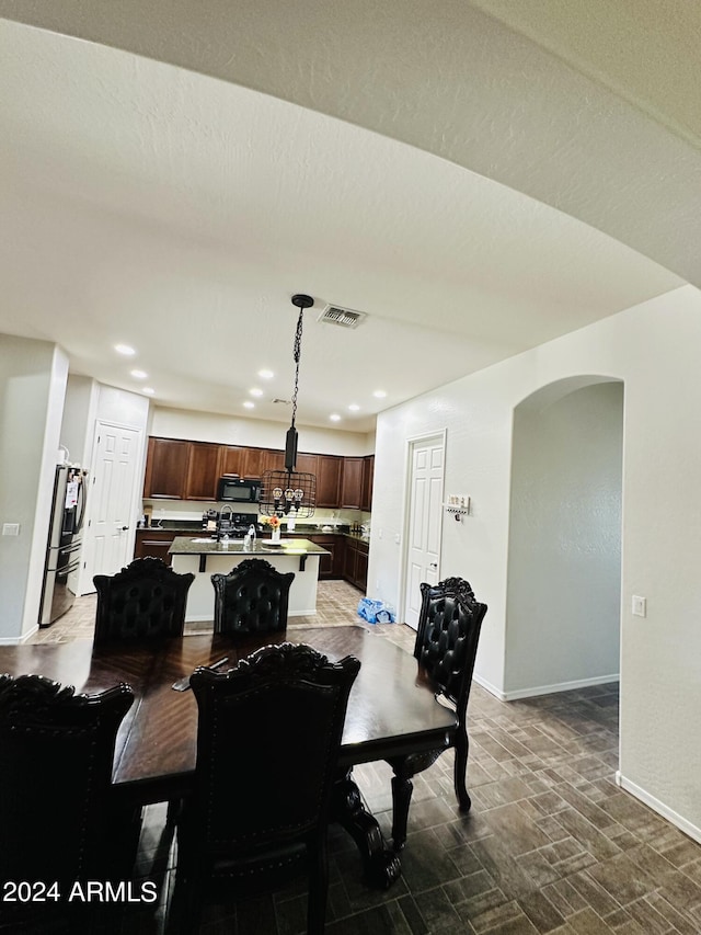 view of dining area