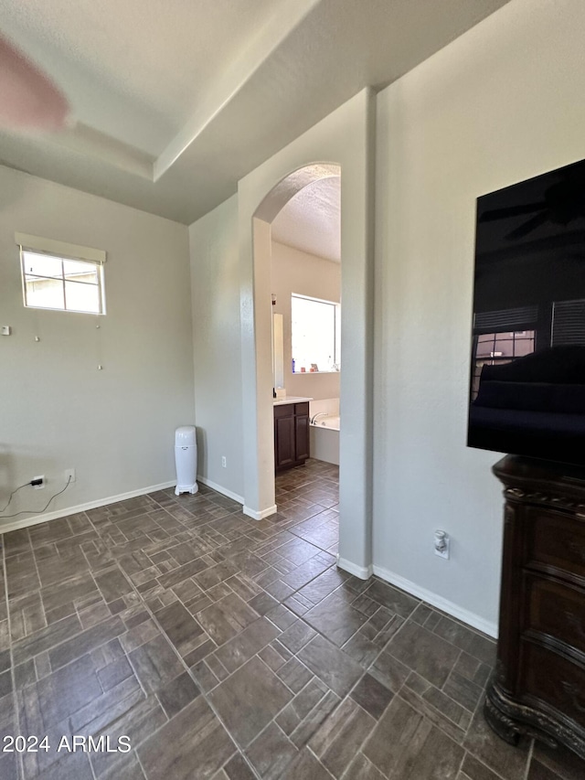 view of tiled spare room