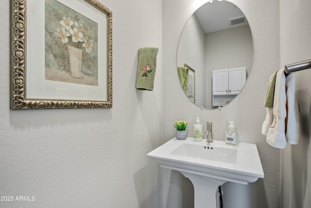bathroom featuring a sink