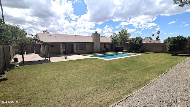 4442 E Aire Libre Ave, Phoenix, AZ 85032 - view of pool with a gazebo and a patio