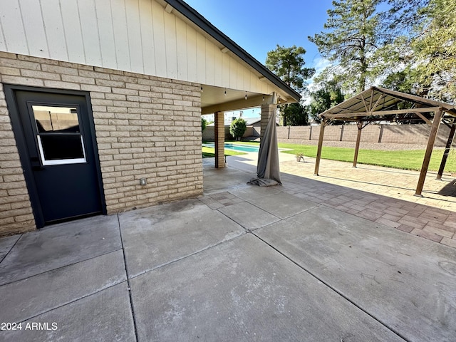 4442 E Aire Libre Ave, Phoenix, AZ 85032 - view of patio / terrace featuring a gazebo