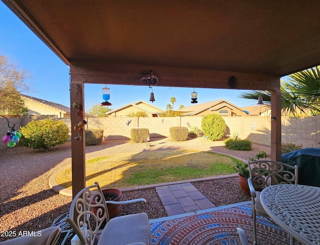 view of patio