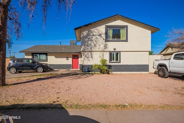 view of front of property