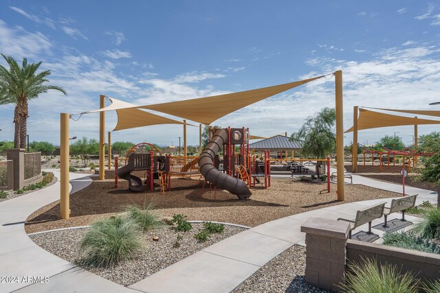 view of jungle gym