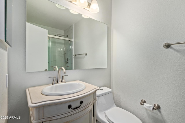5704 E Aire Libre Ave Unit 1093, Scottsdale, AZ 85254 - bathroom with a shower with door and vanity