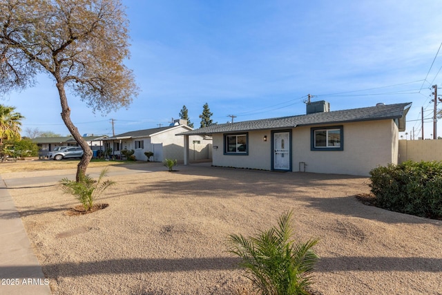 view of ranch-style home