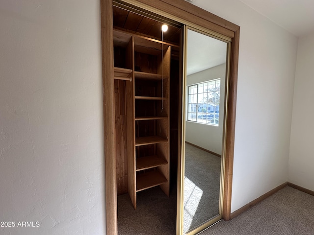 view of closet