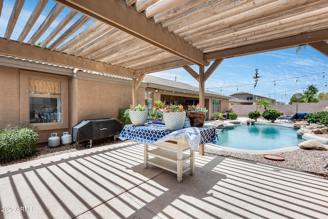 8738 W Runion Dr, Peoria, AZ 85382 - view of patio with a pergola