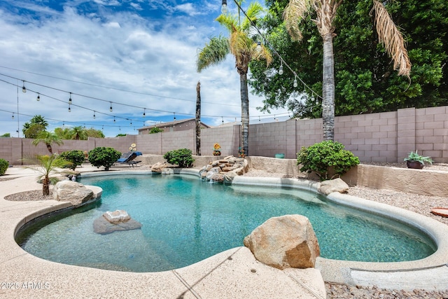 8738 W Runion Dr, Peoria, AZ 85382 - view of pool featuring a fenced backyard
