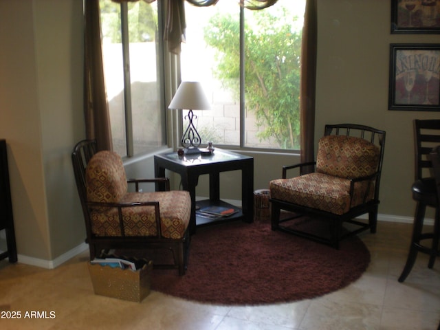 32764 N 68th Pl, Scottsdale, AZ 85266 - living area featuring baseboards and tile patterned floors