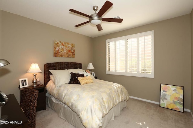 32764 N 68th Pl, Scottsdale, AZ 85266 - carpeted bedroom with a ceiling fan and baseboards