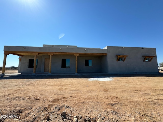 view of rear view of property