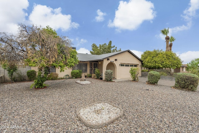 ranch-style house with a garage