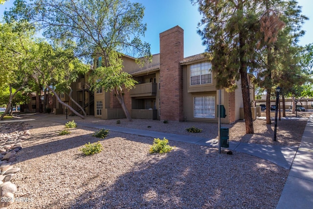 view of rear view of property