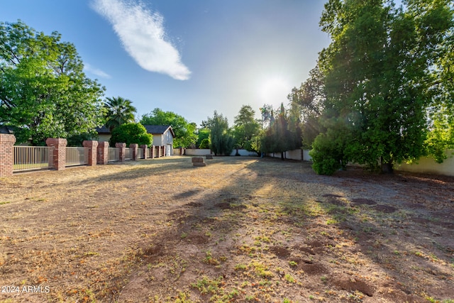 view of yard