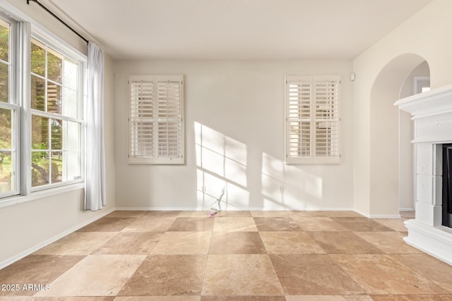 view of unfurnished living room