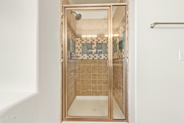 bathroom with walk in shower