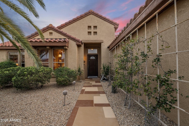 view of front of property