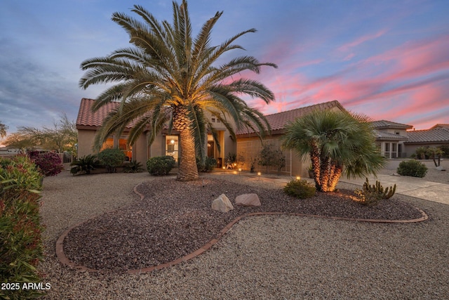 view of mediterranean / spanish house