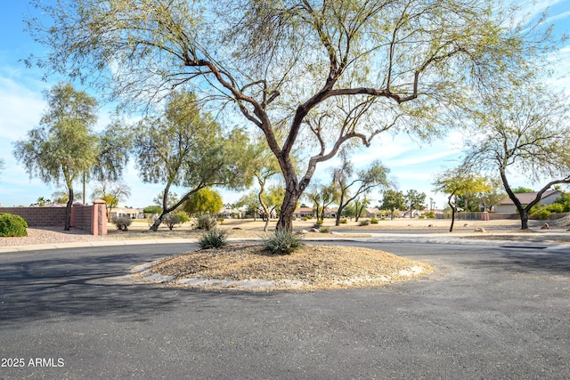 view of road