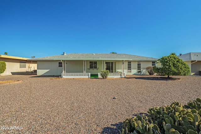 view of ranch-style house