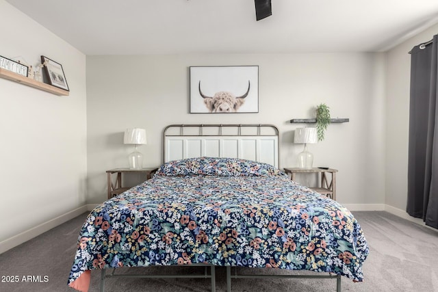3938 E Appaloosa Rd, Gilbert, AZ 85296 - carpeted bedroom featuring baseboards and a ceiling fan