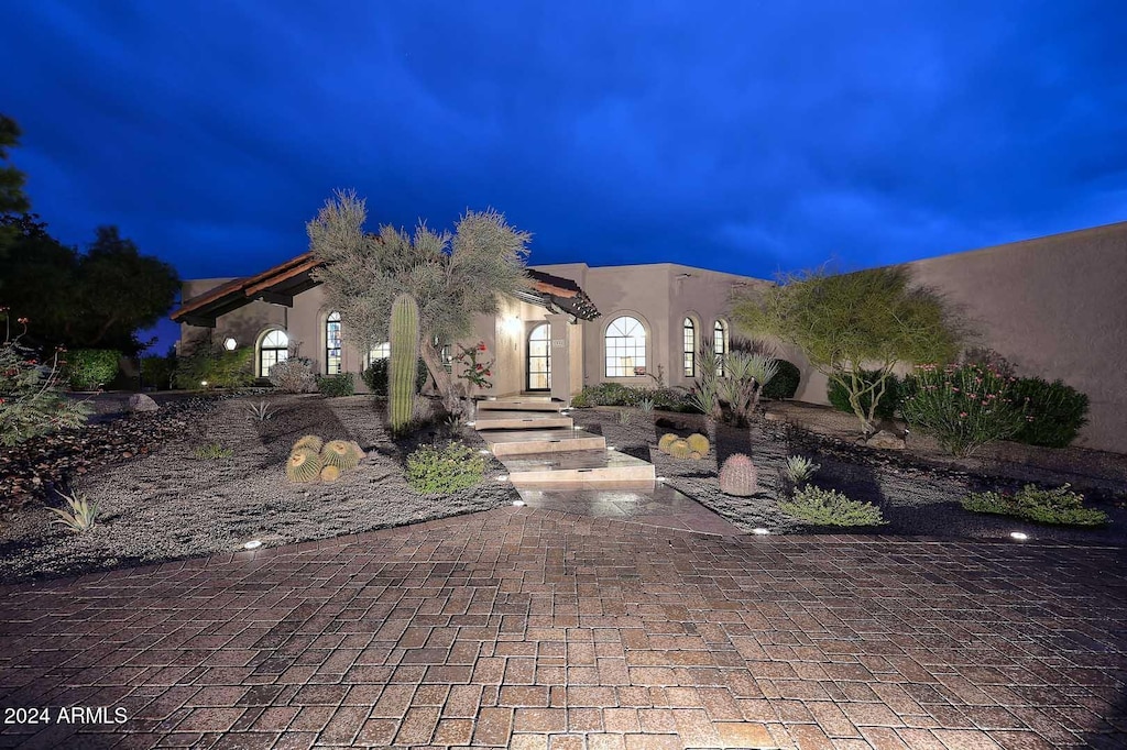 9446 E Romping Rd, Carefree, AZ 85377 - mediterranean / spanish house with stucco siding
