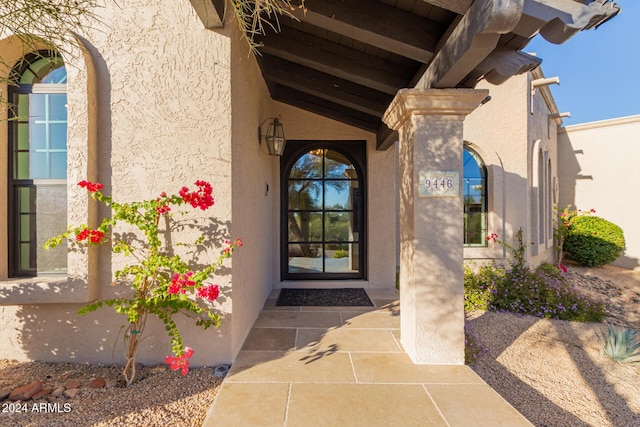 view of entrance to property