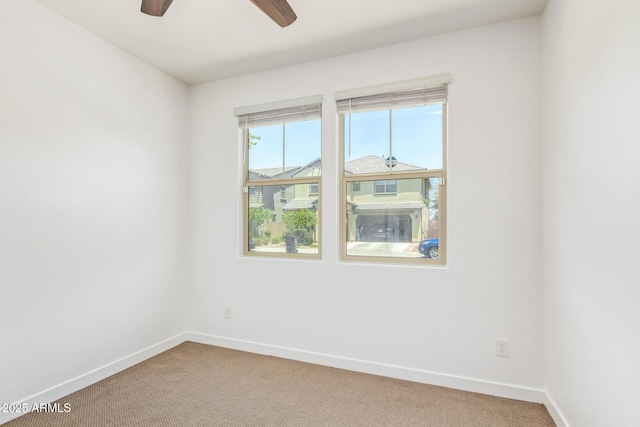 1081 E Armstrong Way, Chandler, AZ 85286 - carpeted spare room with ceiling fan and baseboards