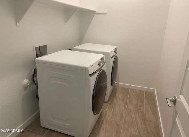 1081 E Armstrong Way, Chandler, AZ 85286 - washroom featuring independent washer and dryer and baseboards