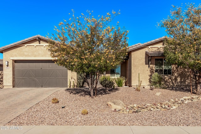 9814 W Rowel Rd, Peoria, AZ 85383 - view of front of house with a garage